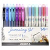 Zebra Journaling Set Mildliner & Sarasa Clip Gel Pen and Highlighter Set - 1 mm Pen Point Size - Bullet, Chisel Marker Point Style - Multi Gel-based I
