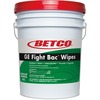 Betco GE Fight Bac Disinfectant Wipes - 7" Length x 11" Width - 1500 / Bucket - 1 Each - Non-irritating, Disinfectant - White