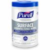 PURELL&reg; Professional Surface Disinfecting Wipes - Ready-To-Use - Fresh Citrus Scent - 8" Length x 7" Width - 110 / Canister - 1 Each - Disinfectan