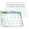 House of Doolittle Cosmos Desktop Tent Calendar - Monthly - 12 Month - January 2025 - December 2025 - Spiral Bound - Desktop - Multi - Paper - 6" Heig