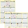 House of Doolittle Seasonal Laminated Reversible Calendar - Yearly - 12 Month - January - December - Multi - 37" Height x 24" Width - Laminated, Rever