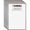 Lorell Poster Frame - 18" x 24" Frame Size - Rectangle - Horizontal, Vertical - 6 / Carton - Black