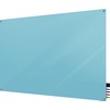 Ghent Harmony Dry Erase Board - 36" (3 ft) Width x 24" (2 ft) Height - Tempered Glass Surface - Blue Back - Square - Magnetic - 1 Each