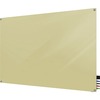 Ghent Harmony Dry Erase Board - 36" (3 ft) Width x 24" (2 ft) Height - Tempered Glass Surface - Beige Back - Square - Magnetic - 1 Each