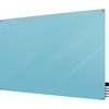 Ghent Harmony Dry Erase Board - 48" (4 ft) Width x 36" (3 ft) Height - Tempered Glass Surface - Blue Back - Square - Magnetic - 1 Each