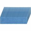 Rubbermaid Commercial Adaptable Flat Mop Microfiber Pad - 19.5" Length x 5.5" Depth - MicroFiber - Blue - 12 / Carton