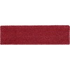 Rubbermaid Commercial Adaptable Flat Mop Microfiber Pad - 19.5" Length x 5.5" Depth - MicroFiber - Red - 12 / Carton