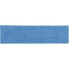 Rubbermaid Commercial Adaptable Flat Mop Microfiber Pad - 19.5" Length x 5.5" Depth - MicroFiber - Blue - 1Each