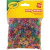 Crayola Pony Beads - Key Chain, Party, Classroom, Project, Necklace, Bracelet - 400 Piece(s) - 400 / Pack - Assorted