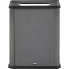 Rubbermaid Commercial Elevate Decorative Waste Can - 23 gal Capacity - Durable, Powder Coated, Smooth - 31.5" Height x 12.8" Width - Metal - Pearl Dar