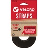 VELCRO&reg; Strap,Adjustable,Reusable,Recycled,1"x10',Black - Cable Strap - Black - 1