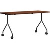 HON Between HMPT2460NS Nesting Table - Rectangle Top - 4 Seating Capacity x 60" Width x 24" Depth - Shaker Cherry