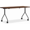 HON Between HMPT2472NS Nesting Table - Rectangle Top - 4 Seating Capacity x 72" Width x 24" Depth - Shaker Cherry