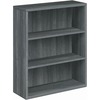 HON 10500 Bookcase - 36" x 13.1"43.4" - 3 Shelve(s) - Material: Laminate - Finish: Sterling Ash - Leveling Glide