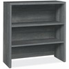 HON 10500 Bookcase - 36" x 14.6"37.1" - 2 Shelve(s) - Material: Laminate - Finish: Sterling Ash - Leveling Glide, Adjustable Shelf, Cable Management