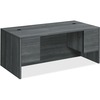 HON 10500 H10593 Pedestal Desk - 72" x 36"29.5" - 4 x Box, File Drawer(s) - Double Pedestal - Finish: Sterling Ash