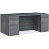 HON 10500 H105890 Pedestal Desk - 72" x 36"29.5" - 5 x Box, File Drawer(s) - Double Pedestal - Finish: Sterling Ash