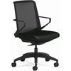 HON Cliq Chair - Black Fabric Seat - Black Mesh Back - Black Frame - Black - Armrest