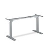 HON Coordinate HHABETA2S2L Table Base - Adjustable Height - Silver