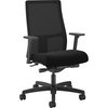 HON Ignition Chair - Black Fabric Seat - Black Mesh Back - Black Frame - Mid Back - 5-star Base - Black