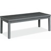 HON H80191 Coffee Table - 16" Height x 20" Width x 48" Length - Sterling Ash