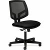HON Volt Chair - Black Fabric Seat - Black Mesh Back - Black Frame - Black - 1 Each