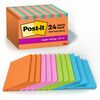 Post-it&reg; Super Sticky Notes - Energy Boost Color Collection - 4" x 6" - Rectangle - 45 Sheets per Pad - Vital Orange, Tropical Pink, Blue Paradise