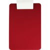 Saunders Antimicrobial Clipboard - 8 1/2" x 11" - Red, White - 1 Each