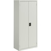 Lorell Fortress Series Slimline Storage Cabinet - 30" x 15" x 66" - 4 x Shelf(ves) - 720 lb Load Capacity - Durable, Welded, Nonporous Surface, Recess