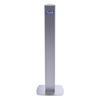 PURELL&reg; Messenger ES8 Silver Panel Floor Stand with Dispenser - Floor - Silver
