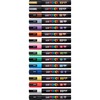 uni&reg; Posca PC-5M Paint Markers - Medium Marker Point - Beige, Black, Blue, Brown, Gold, Green, Gray, Light Blue, Light Green, Orange, Pink, ... Wa