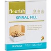 Duck Brand Flourish Spiral Cushion Fill - Mess-free, Easy to Use - Brown - 6Each
