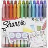 Sharpie S-Note Creative Markers, Chisel Tip - Chisel Marker Point Style - Assorted - 24 / Pack