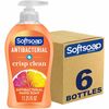 Softsoap Antibacterial Soap Pump - Crisp Clean Scent - 11.3 fl oz (332.7 mL) - Pump Bottle Dispenser - Bacteria Remover - Hand, Skin, Kitchen, Bathroo