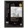 Seco Classic Snap Frame - 24" x 36" Frame Size - Rectangle - Black - 1 Each - Aluminum - Black
