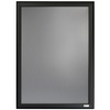 Seco Classic Snap Frame - 36" x 48" Frame Size - Rectangle - Black - 1 Each - Aluminum - Black