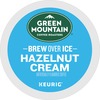 Green Mountain Coffee Roasters&reg; K-Cup Brew Over Ice Hazelnut Cream Coffee - Compatible with Keurig Brewer - Medium - 24 / Box