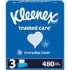 Kleenex trusted care Tissues - 2 Ply - 8.40" x 8.50" - White - 160 Per Box - 3 / Pack