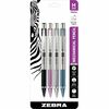 Zebra Pen STEEL 3 Mechanic Pencil - HB Lead - 0.7 mm Lead Diameter - Medium Point - Refillable - Black Stainless Steel, Pink, Silver, Blue Barrel - 4 