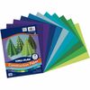 Tru-Ray Construction Paper - Construction, Art Project, Craft Project - 9"Width x 12"Length - 12 / Carton - Festive Green, Turquoise, Brilliant Lime, 