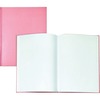 Ashley Hardcover Blank Book - 28 Pages - Letter - 8 1/2" x 11" - Pink Cover - Hard Cover, Durable - 1 Each