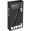 uniball&trade; 207 Plus+ Gel Pen - Medium Pen Point - 0.7 mm Pen Point Size - Retractable - Black Gel-based, Nanofiber Ink Ink - Black Metal Barrel - 