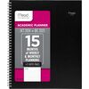 Mead Basic 2022-2023 Weekly Monthly Planner, Black, Large, 8 1/2" x 11" - Large Size - Weekly, Monthly - 15 Month - October 2022 - December 2023 - 1 W