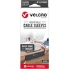 VELCRO&reg; Mountable Cable Sleeves - Cable Sleeve - Black - 2 - 12" Length