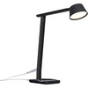 Bostitch Verve Adjustable LED Desk Lamp - LED Bulb - Adjustable, Dimmable, Adjustable Brightness, Clock, Durable, Wireless Charging, Swivel Base, Colo