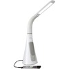 OttLite SanitizingPRO LED Desk Lamp with UVC Air Purifier - LED Bulb - Sanitizing, Glare-free Light, USB Charging, Adjustable Height - Desk Mountable 