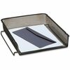 Rolodex Mesh Front Load Letter Trays - 2.8" Height x 13" Width11.3" Length - Front Loading, Stackable, Durable - Black - Steel Mesh - 1 Box