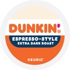 Dunkin'&reg; K-Cup Espresso-Style Coffee - Compatible with Keurig Brewer - Extra Bold Dark - 22 / Box
