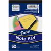 Pacon Note Pad - 4" x 6" - Rectangle - 100 Sheets per Pad - Unruled - Assorted - Recyclable, Compact - 1 Each