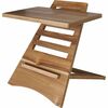 Victor High Rise Laptop Riser - 10 lb Load Capacity - 16.5" Height x 17" Width - Acacia Wood - Natural